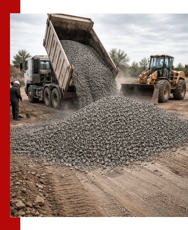 Гранитный щебень фракция 10-20 с доставкой в Хабаровске