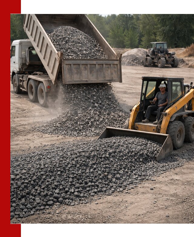 Гранитный щебень фракция 40-70 с доставкой в Хабаровске
