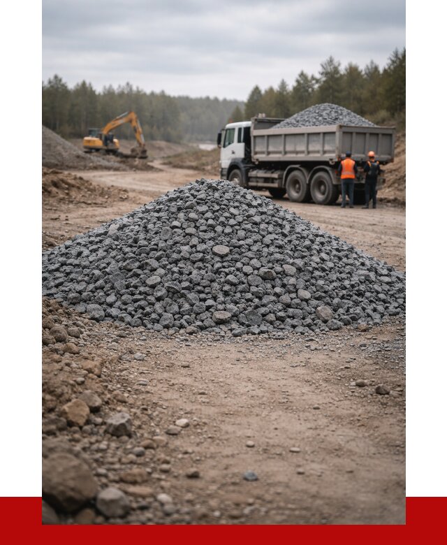 Щебень габбро диабаз фракция 40-70 в Хабаровске от 2263 р-ПРОНЕРУДХбр