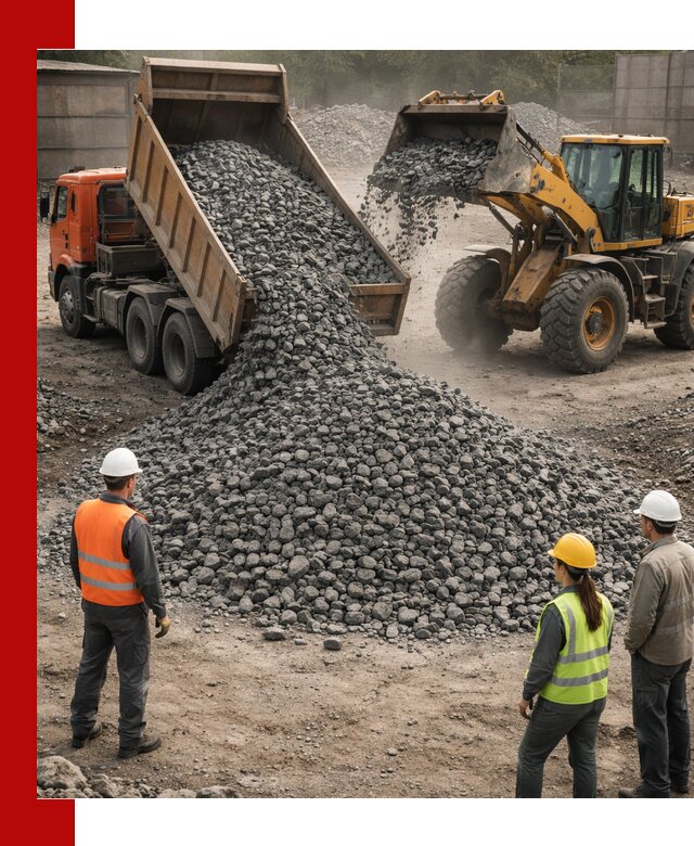 Щебень габбро-диабаз фракция 40–70 доставка в Хабаровске