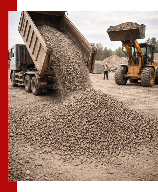 Гравийный щебень фракция 3–10 с доставкой в Хабаровске