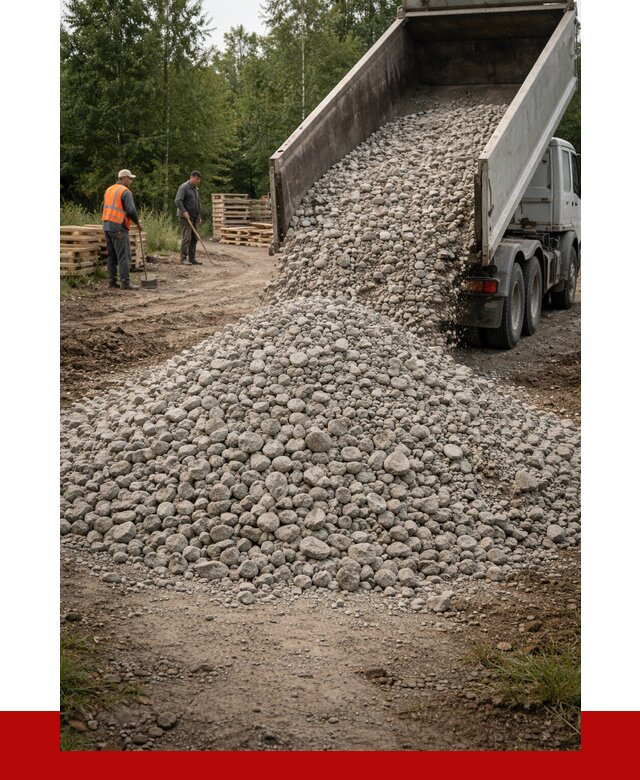 гравийный щебень фракция 70-120 в Хабаровске от 2521 р. ПРОНЕРУДХбр