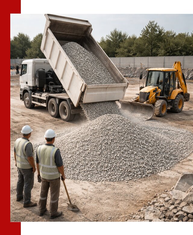 Купить известняковый щебень фракции 5–10 мм с доставкой в Хабаровске