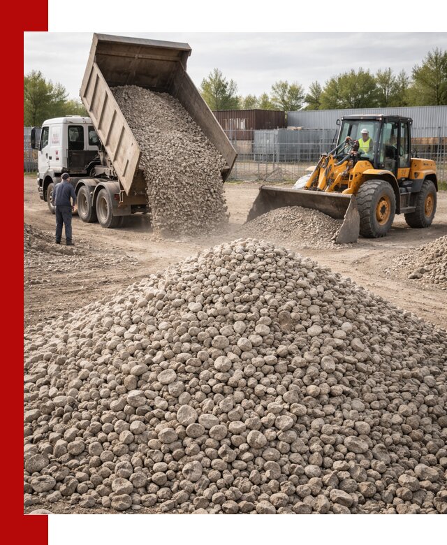 Доломитовый щебень фракции 20–41 с доставкой в Хабаровске