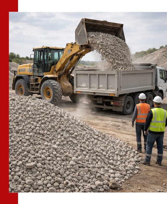 Доломитовый щебень фракция 40–71 доставка и продажа в Хабаровске