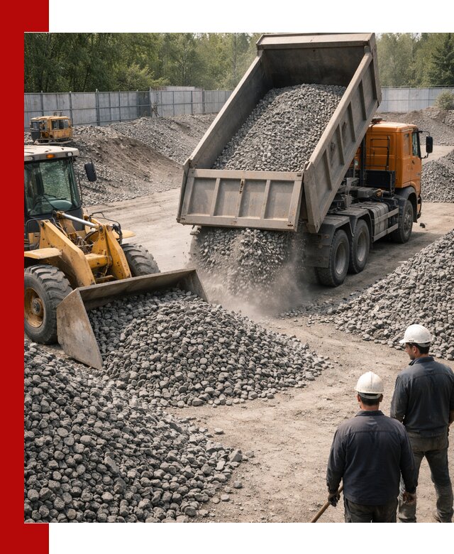 Шлаковый щебень фракция 20-40 доставка и продажа в Хабаровске