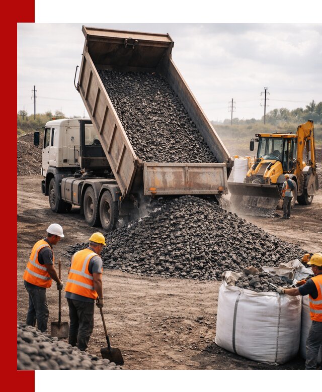 Шлаковый щебень фракция 40-70 с доставкой в Хабаровске