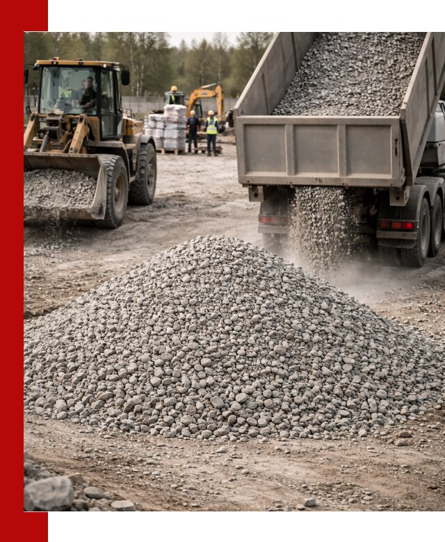 Вторичный щебень фракции 5-20 в Хабаровске — доставка и продажа крупнотоннажно
