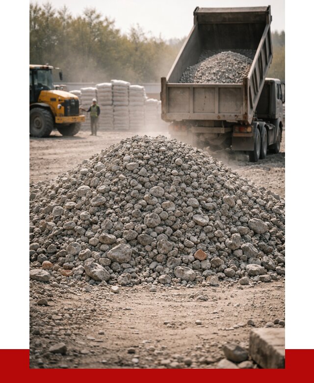 Вторичный щебень фракция 70-150 в Хабаровске от 1440 р. | ПРОНЕРУДХбр