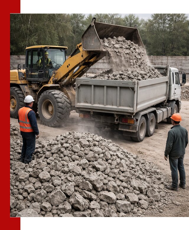 Вторичный щебень фракция 70–150 в Хабаровске с доставкой