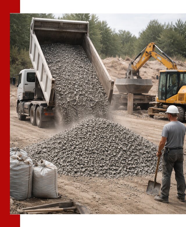Доставка и продажа бетонного щебня в Хабаровске