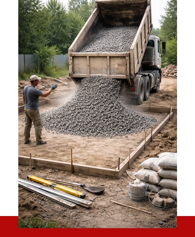 Купить щебень для фундамента в Хабаровске от 4630 р. | ПРОНЕРУДХбр