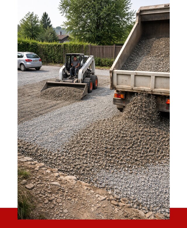 Щебень для парковки в Хабаровске с доставкой от 1235 р.| ПРОНЕРУДХбр