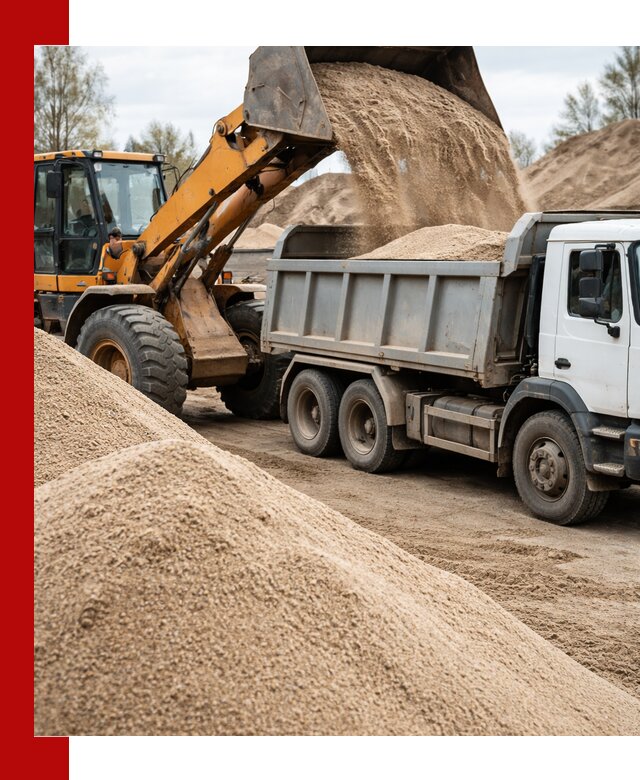 Доставка сеяного песка в Хабаровске оптом и в розницу
