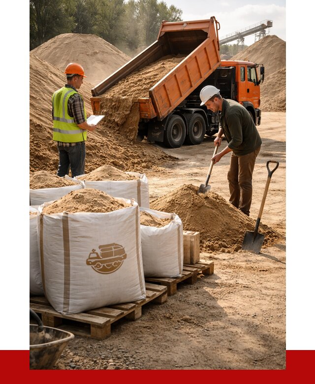 Строительный песок в Хабаровске от 2263 р. с доставкой, ПРОНЕРУДХбр