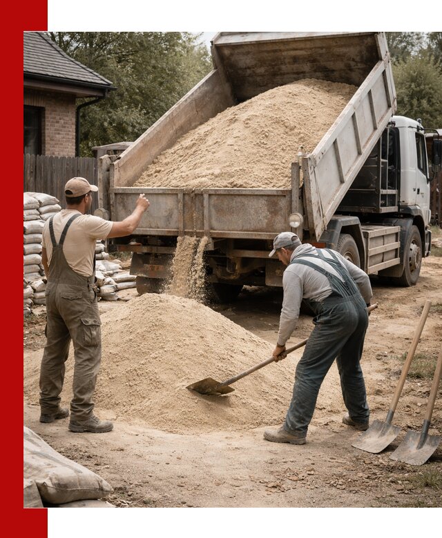 Песок для штукатурки с доставкой в Хабаровске качественный и чистый