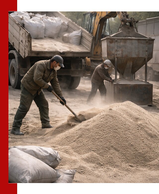 Кварцевый песок для пескоструя в Хабаровске — доставка и качество