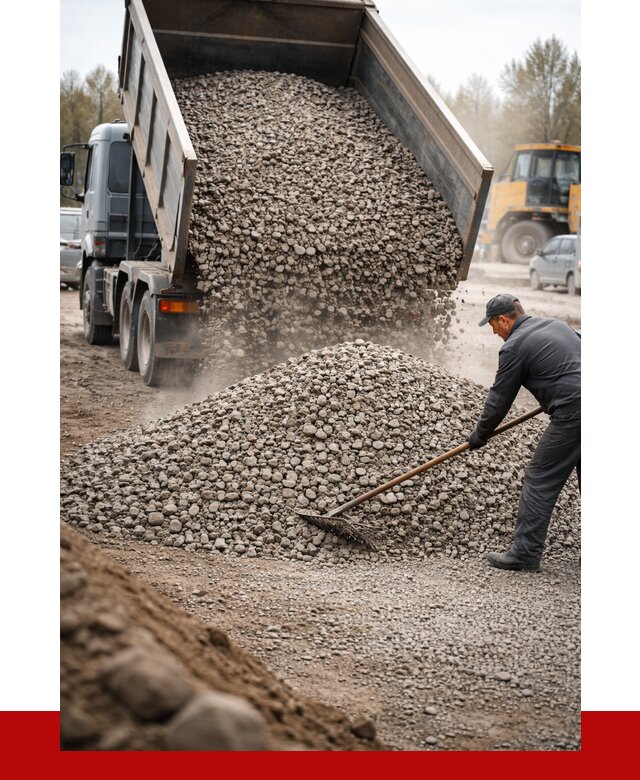 Гравий фракция 20-40 в Хабаровске от 2572 р. доставка | ПРОНЕРУДХбр