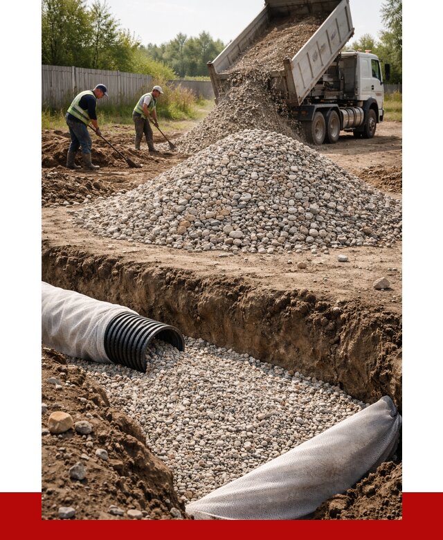 Гравий для дренажа в Хабаровске от 2263 р., доставка ПРОНЕРУДХбр