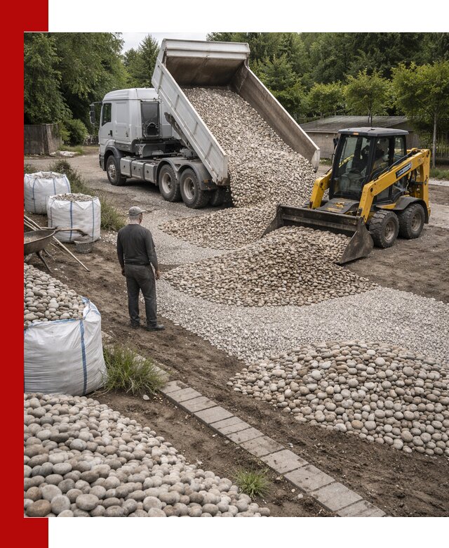 Доставка морской гальки оптом и в розницу в Хабаровске