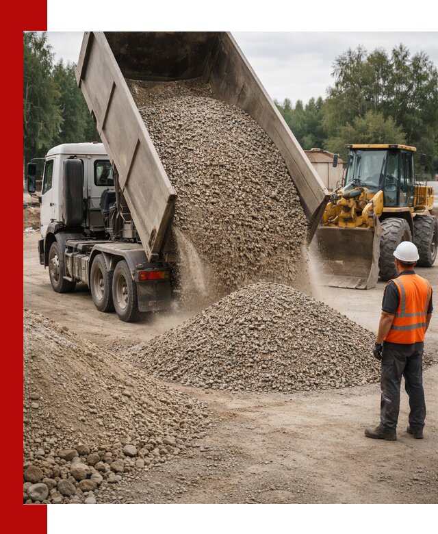 Доставка щпс в Хабаровске — щебеночно-песчаная смесь под заборы и дорожки