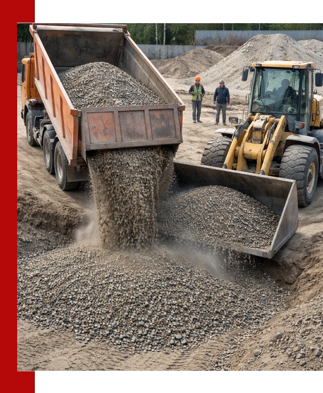 Доставка щпс С9 самосвалами по выгодным тарифам в Хабаровске