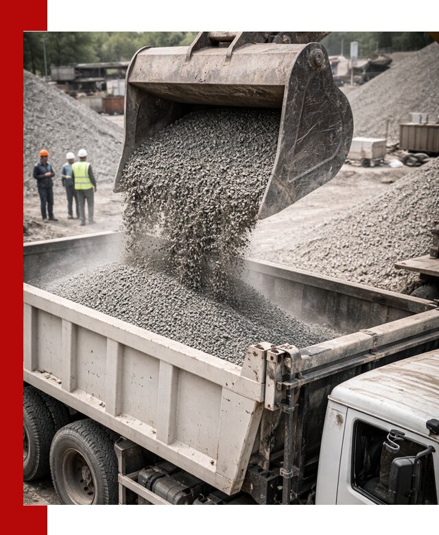 Отсев и крошка для строительства и дорожных работ в Хабаровске