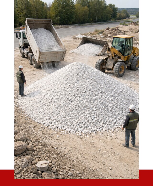 Белая мраморная крошка в Хабаровске от 4321 р. с доставкой | ПРОНЕРУДХбр