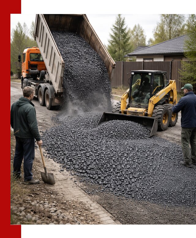 Крошка габбро с доставкой в Хабаровске для строительных работ