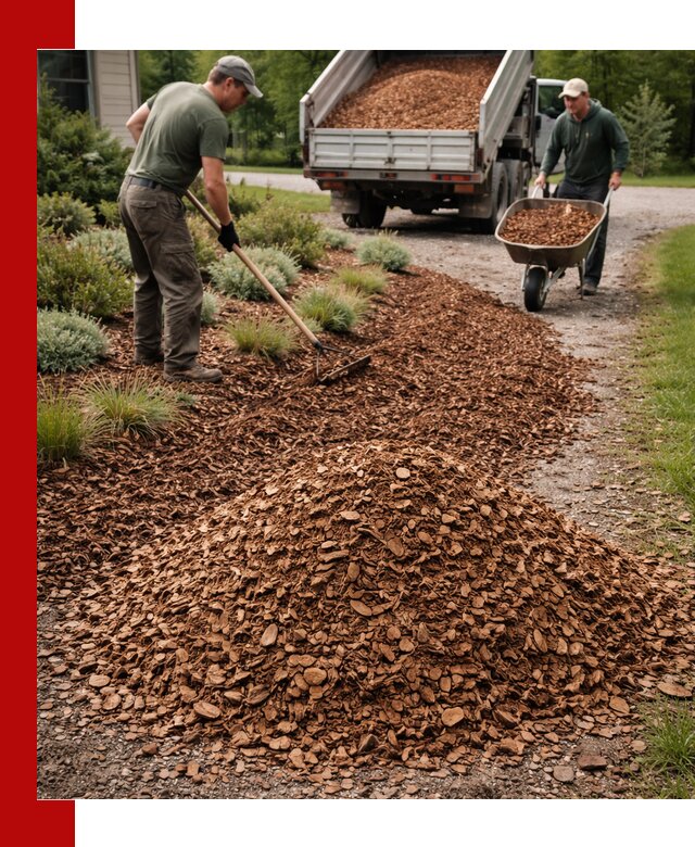 Крошка для мульчирования с доставкой в Хабаровске