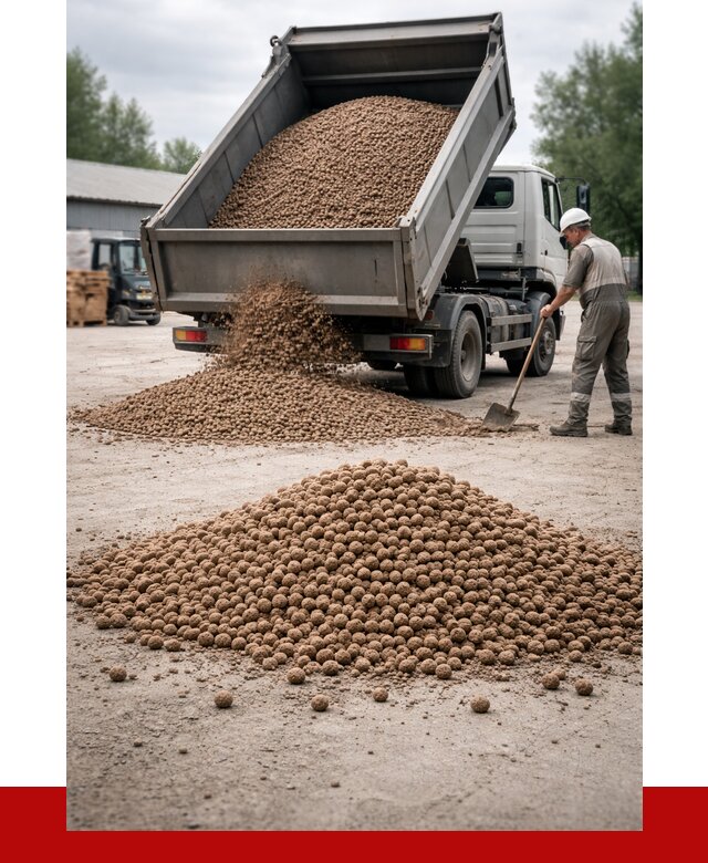 Керамзит с доставкой в Хабаровске от 4321 р. за м3 | ПРОНЕРУДХбр