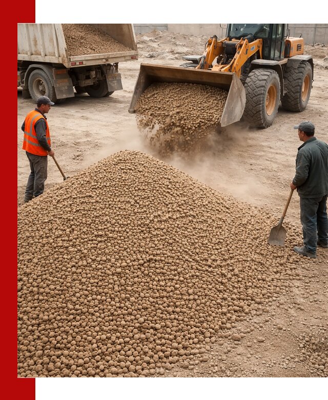 Керамзит фракция 10-20 с доставкой в Хабаровске
