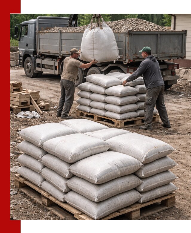Керамзит в мешках с доставкой в Хабаровске от компании-поставщика
