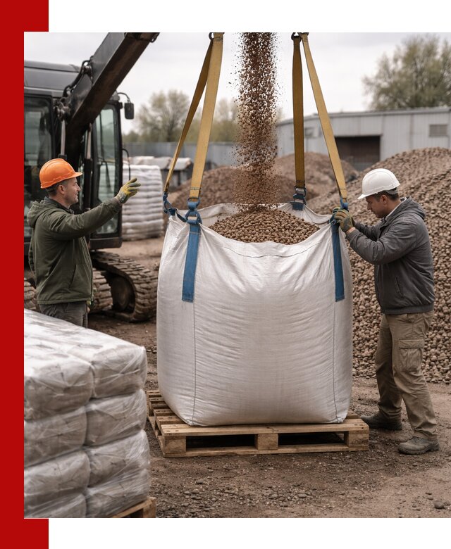 Керамзит в биг-бегах с доставкой в Хабаровске