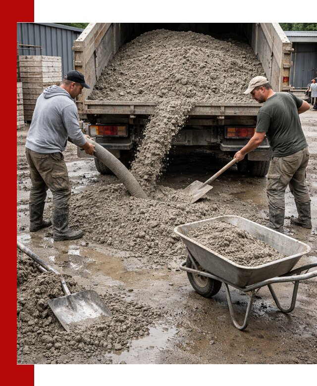 Цементно-песчаная смесь М150 доставка в Хабаровске