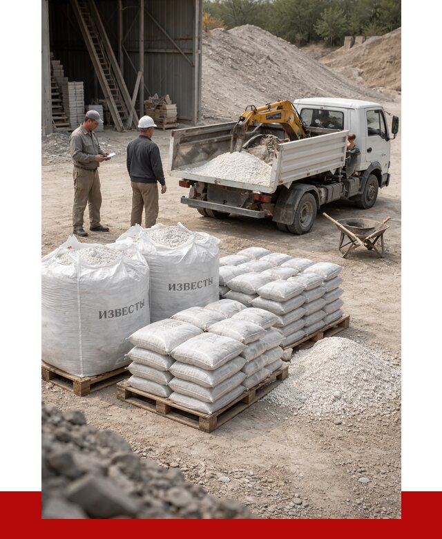 Известь строительная в Хабаровске с доставкой от 4321 р. | ПРОНЕРУДХбр