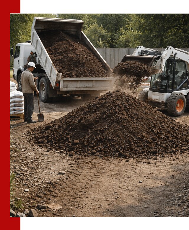 Доставка растительного грунта в Хабаровске от производителя оптом и в розницу