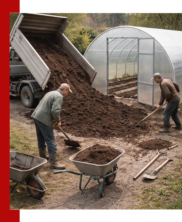 Грунт для теплицы с доставкой в Хабаровске — плодородный субстрат под растения