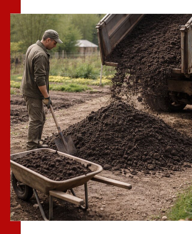 Доставка качественной земли для огорода в Хабаровске