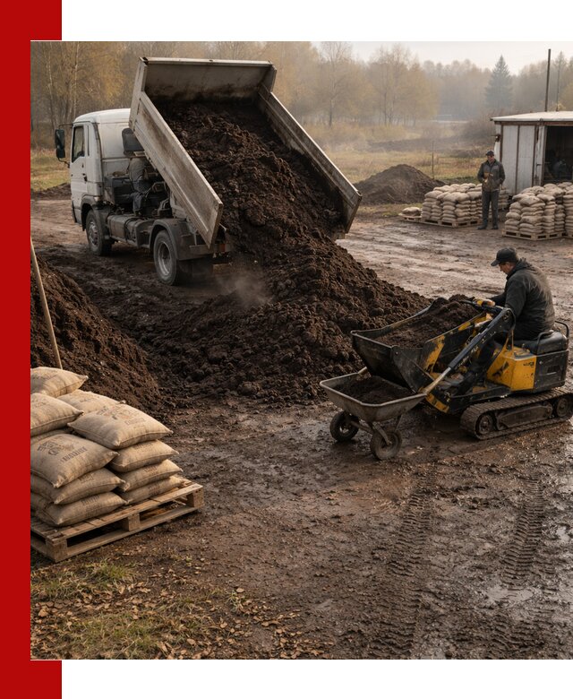 Кислый торф в доставке по выгодным ценам в Хабаровске