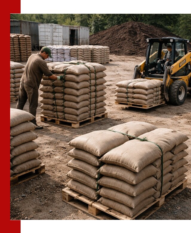 Доставка торфа в мешках по выгодным ценам в Хабаровске