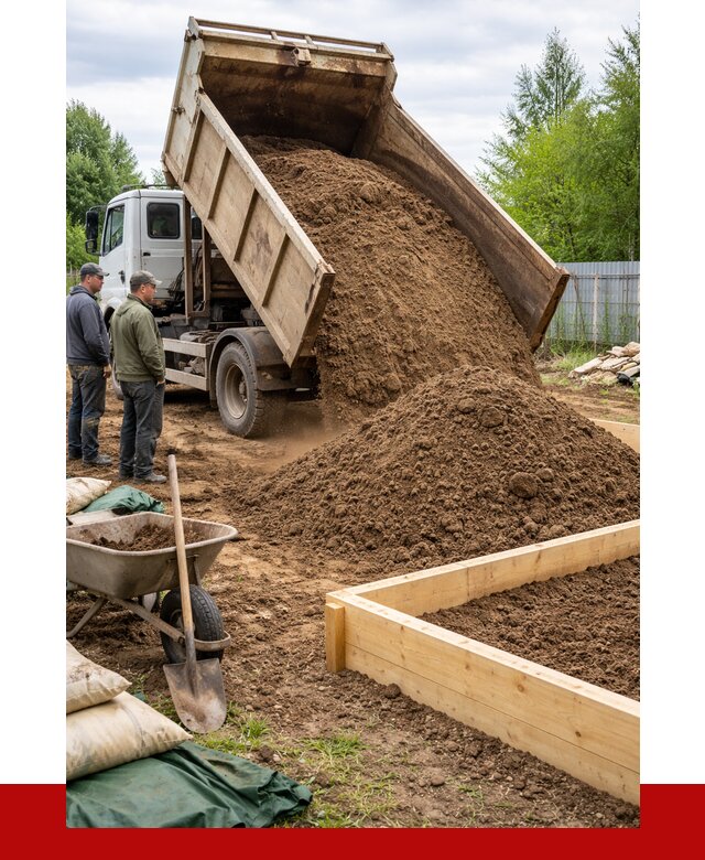 Торфо песчаная смесь в Хабаровске с доставкой от 1903 р. | ПРОНЕРУДХбр