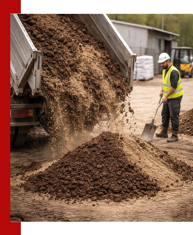 Доставка торфо-песчаной смеси в Хабаровске для строительства и озеленения