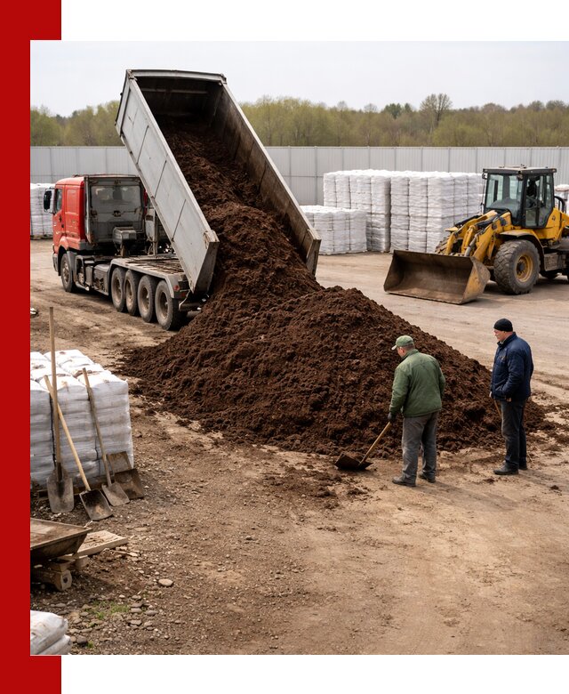 Доставка торфяных смесей оптом и в розницу в Хабаровске
