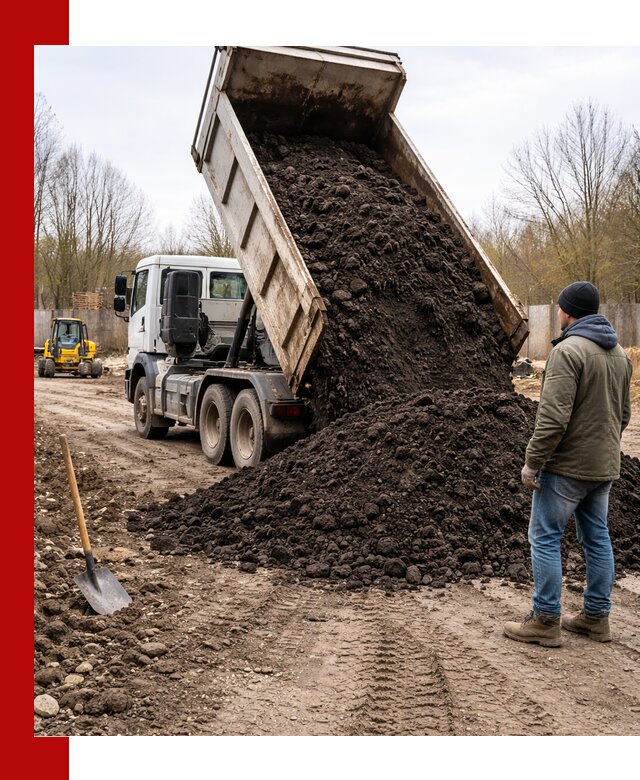 Доставка чернозема навалом в Хабаровске быстро и выгодно