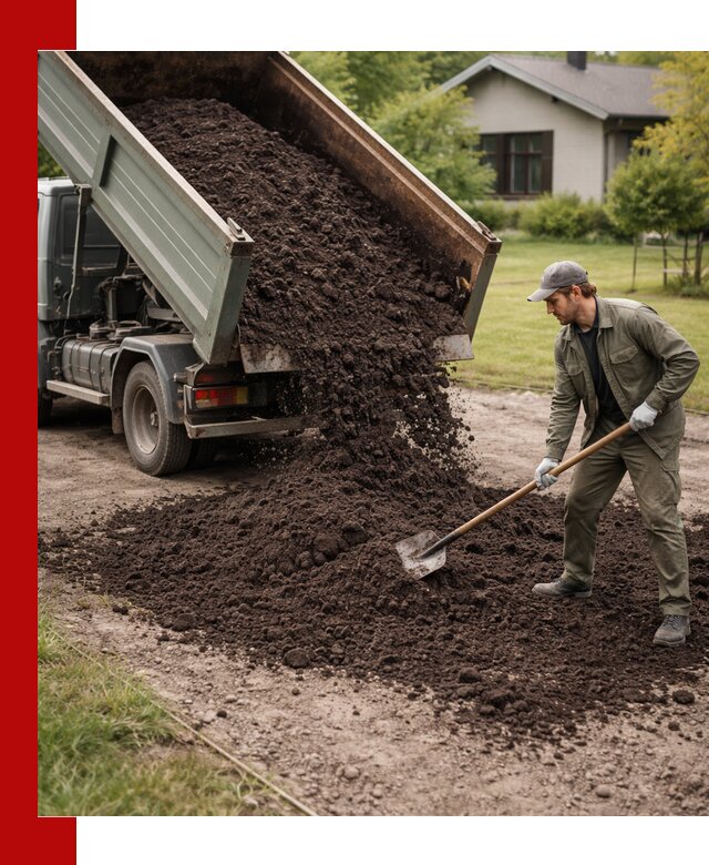 Чернозем для газона с доставкой в Хабаровске быстро и качественно