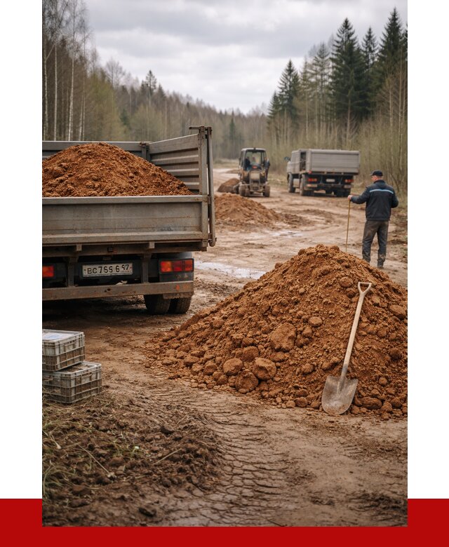 Глина и суглинки в Хабаровске от 4630 р. за куб | ПРОНЕРУДХбр