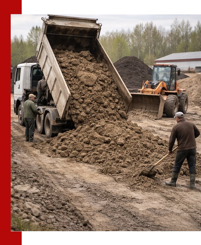 Доставка глин и суглинков в Хабаровске оптом и вкрай