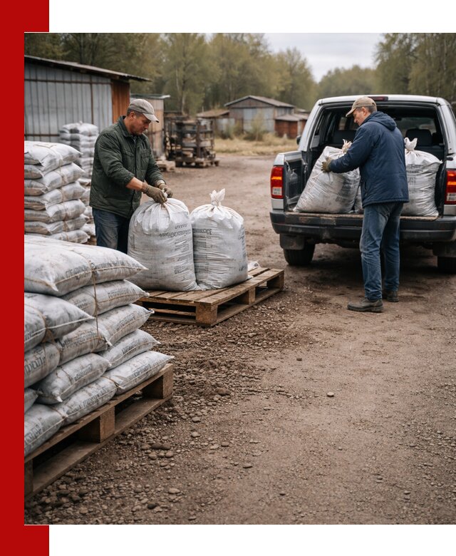 Купить конский навоз в мешках с доставкой в Хабаровске