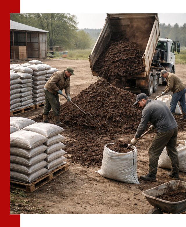 Доставка компоста оптом и в розницу в Хабаровске